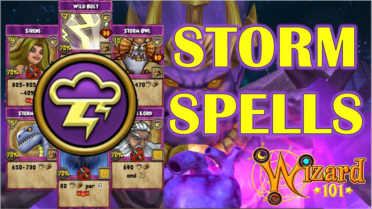 Wizard101 - Ranking ALL Storm Spells!