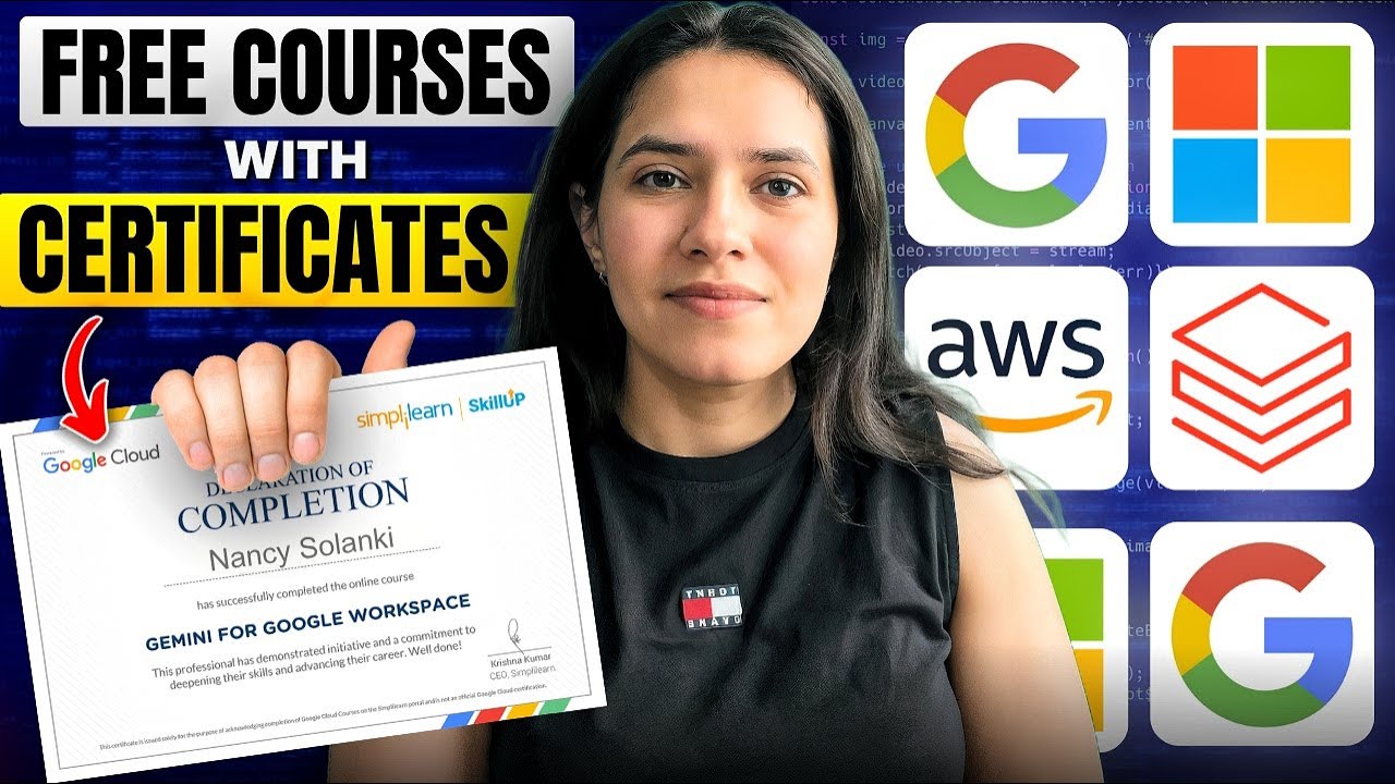 Free Certification Courses from Google, Microsoft & Databricks!
