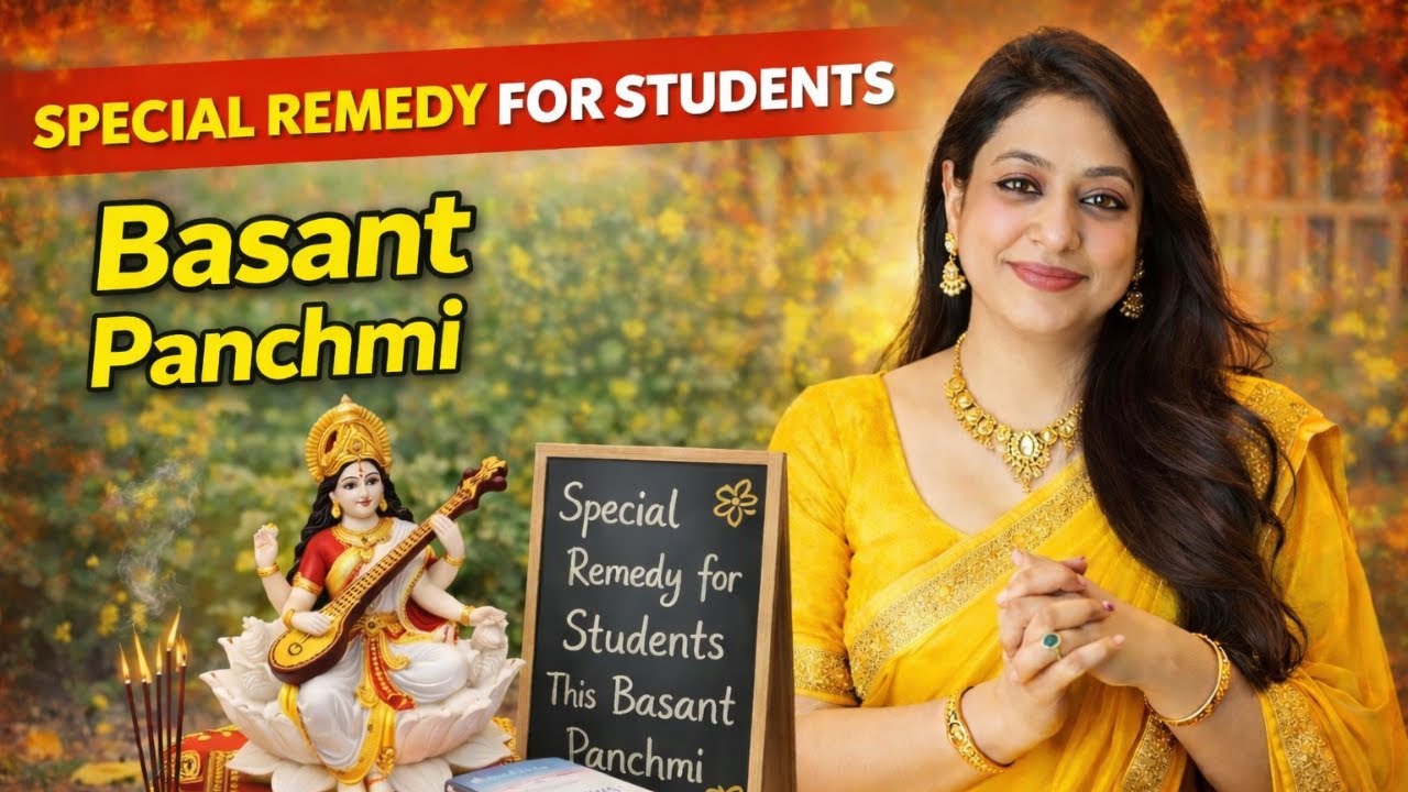 Students ke Liye Powerful Remedies | Saraswati Puja for Focus & Exams #basantpanchami #students