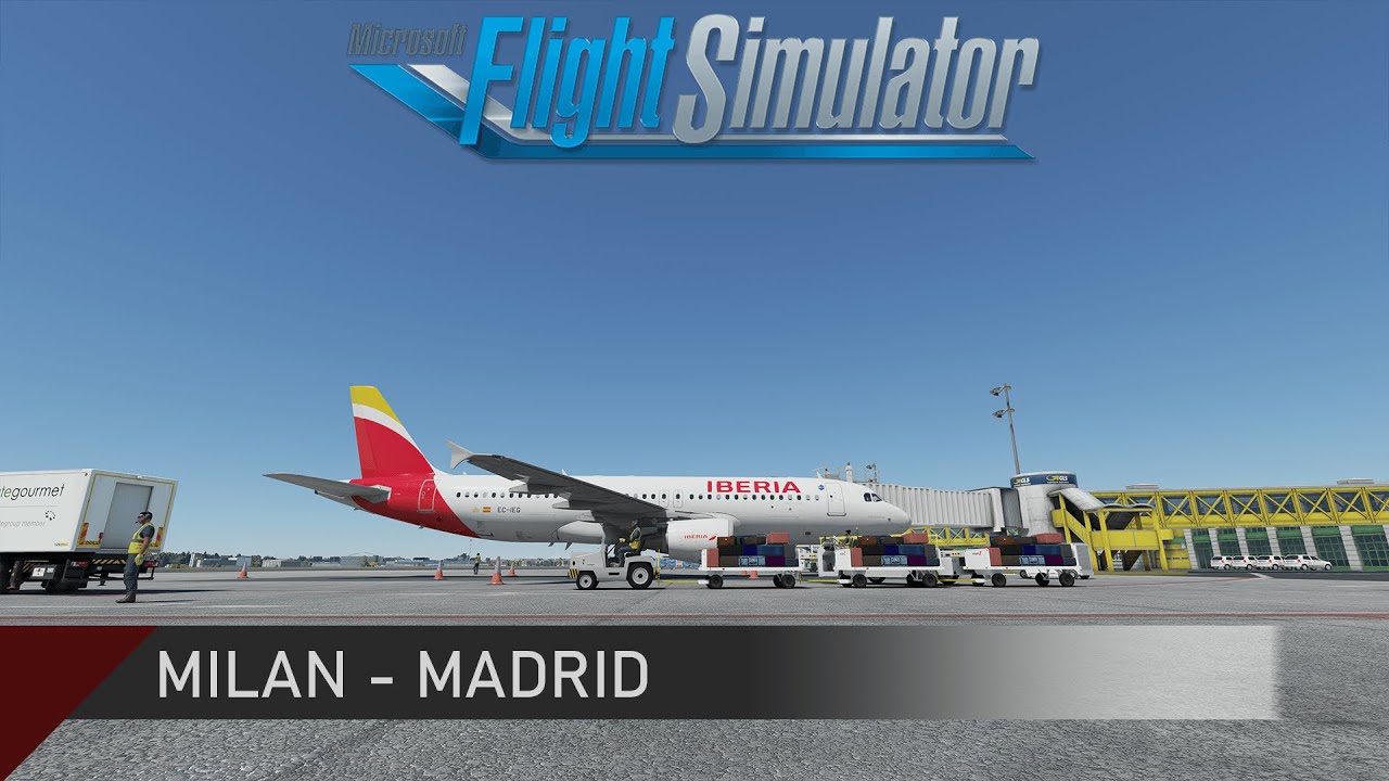 Flight Simulator 2020 | Fenix A320 | Milan (LIML) - Madrid (LEMD)
