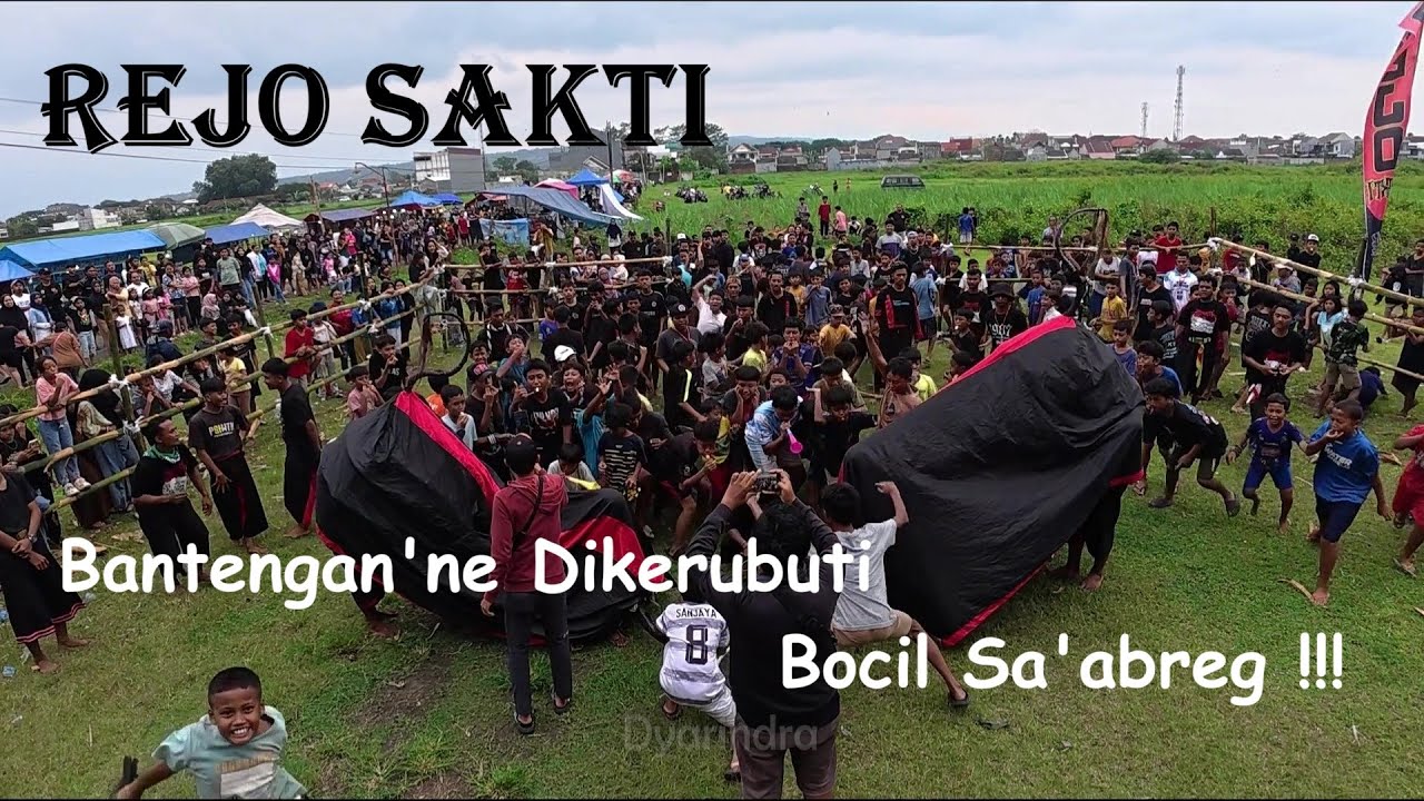 Permainan favorit bocil 'NGURAK bantengan Mberot - REJO SAKTI'