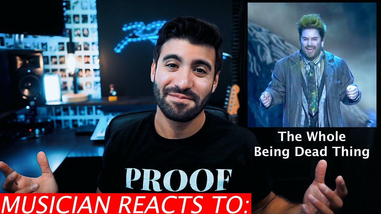 My First Time Hearing Beetlejuice - The Whole Being Dead Thing (Live On Tonys) Reaction