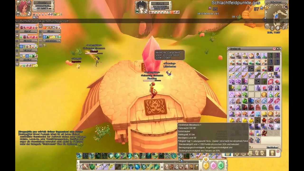 Grand Fantasia: Rhythm of my life - Pukarena lv 81-90 - Firewing (4)