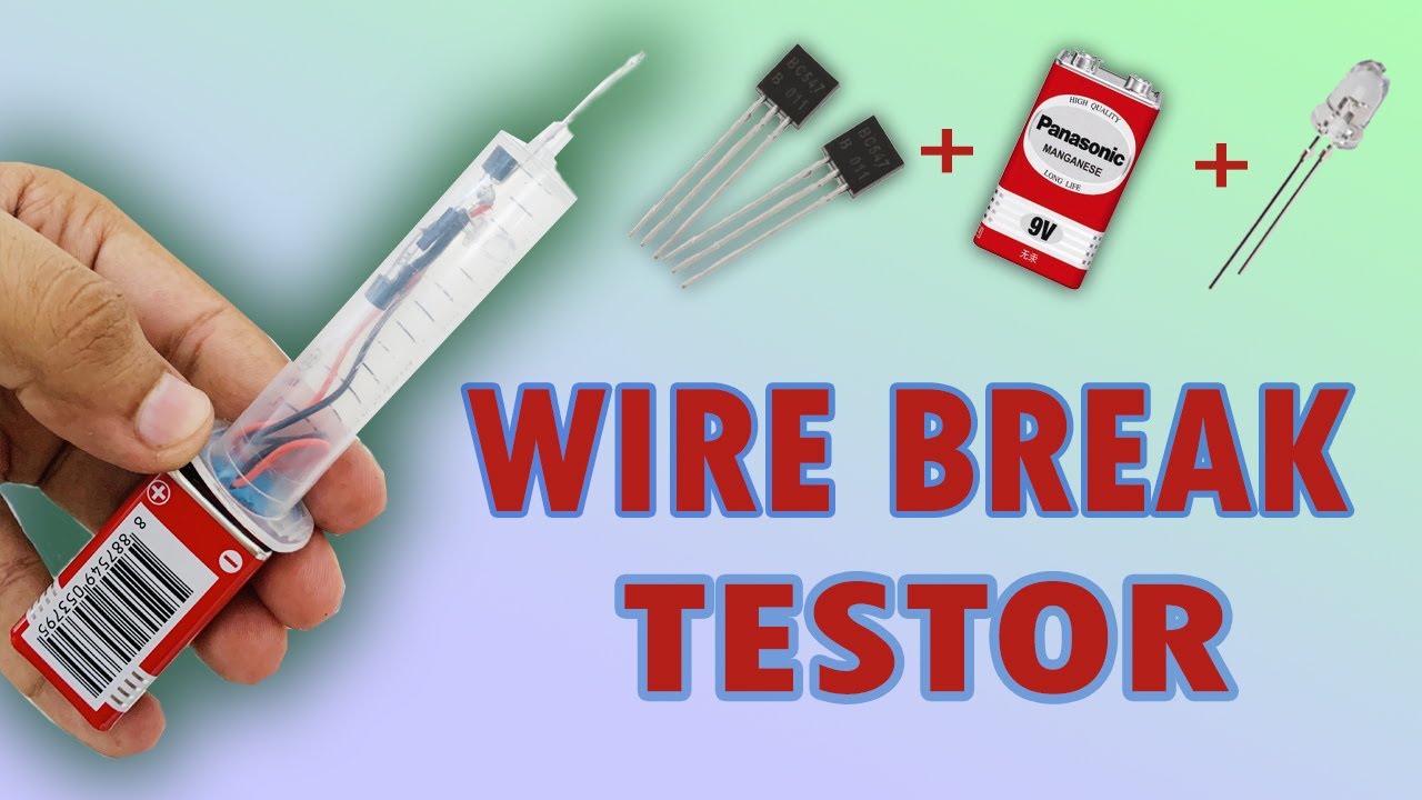 Home Made Wireless Phase Tester  | Break Wire Sensor | #DIY
