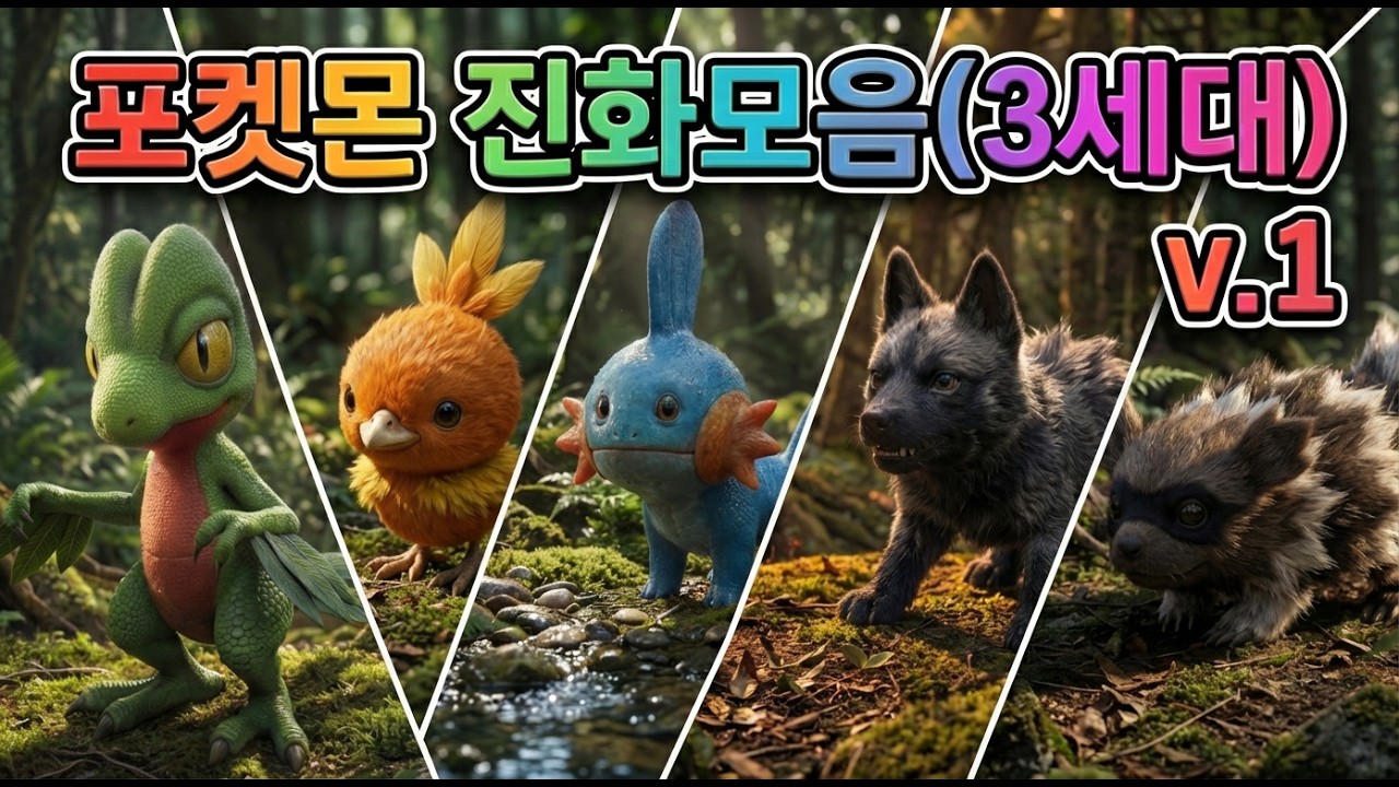 포켓몬 진화모음(3세대 ) v.1