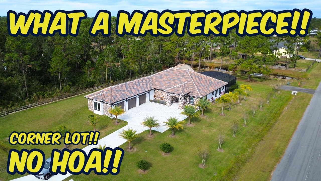 Ultimate Backyard Oasis | Tour This 2024 Home for Sale in Central Florida! NO HOA/CDD! With Acreage!