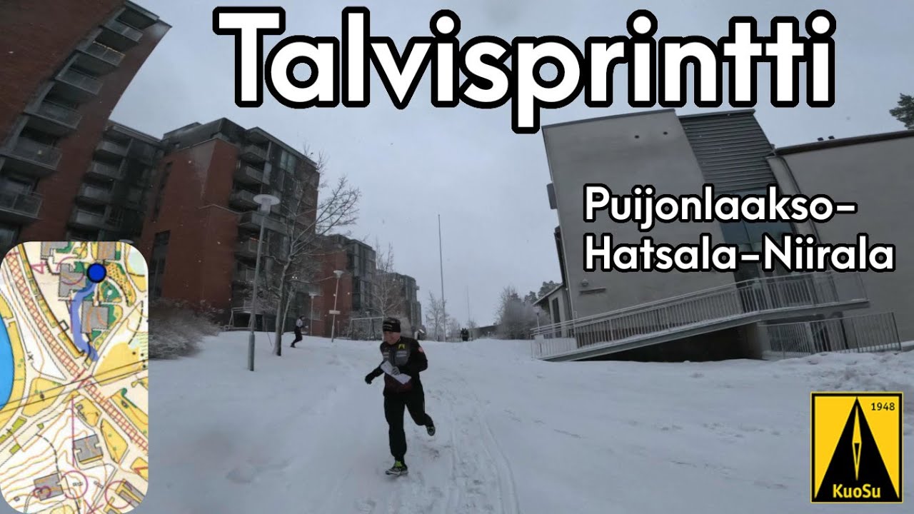KuoSu 25.1.2025: Talvisprintti Puijonlaakso-Hatsala-Niirala 6 km