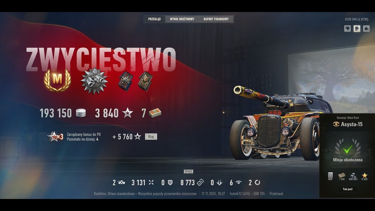 Misje na LT do  Black Rock 12 i 15 World Of Tanks