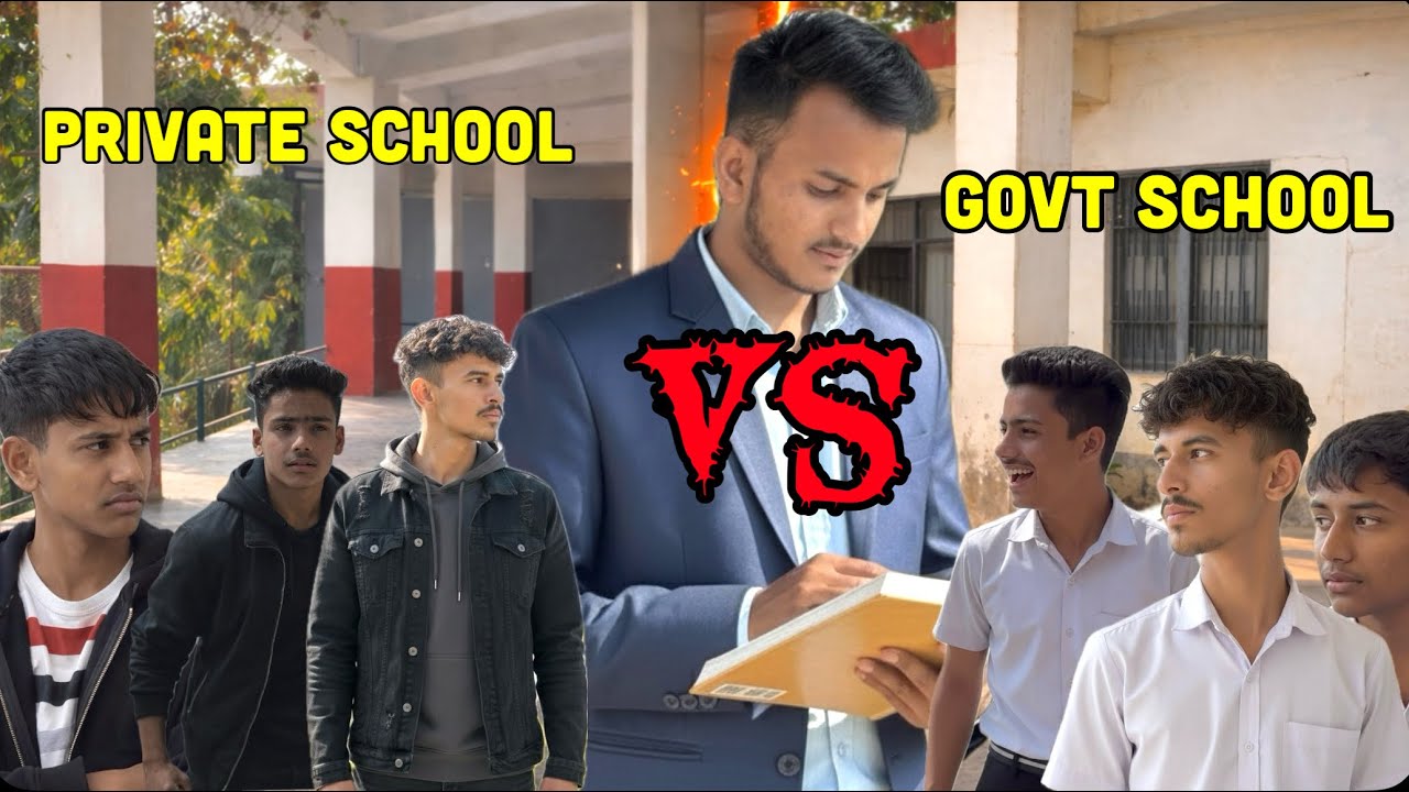 Private School 🆚 Govt. School - Comedy Video 😂 | School Life Private vs Govt.