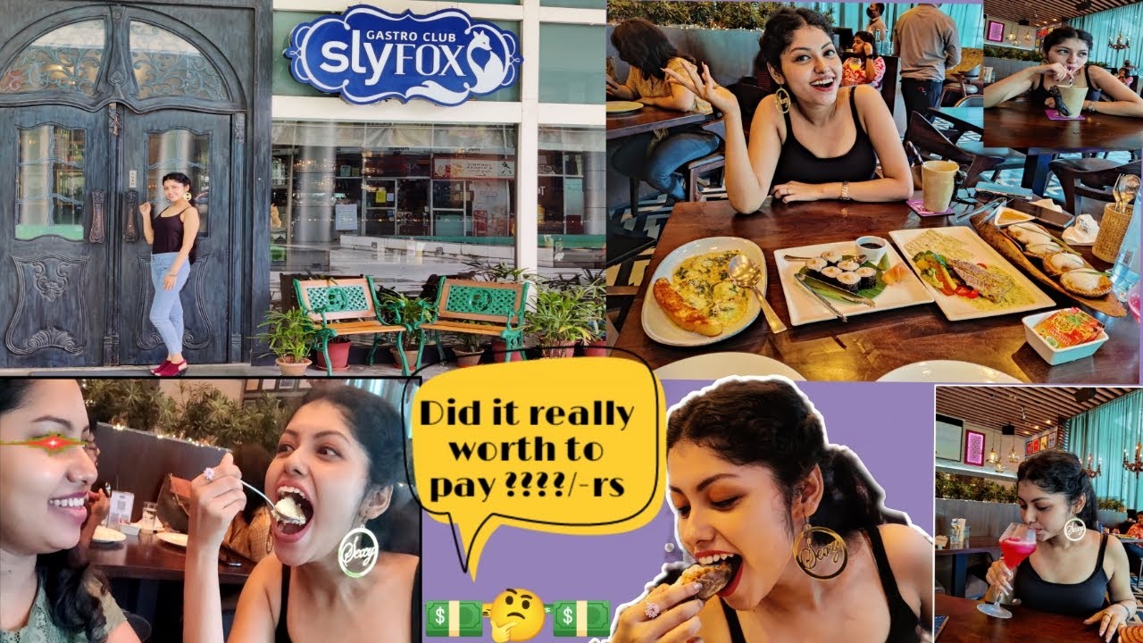 SLYFOX GASTRO CLUB|Did it really worth to pay ????/- rs💵|ধূর্ত শিয়াল🦊|FOOD REVIEW|PIU THE EXTROVERT