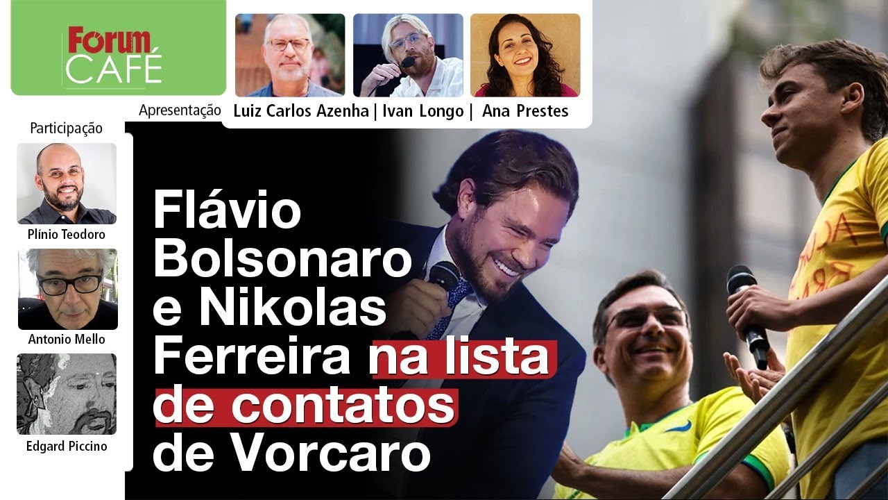 Flávio Bolsonaro e Nicolas Ferreira no celular bomba de Vorcaro | 17.03.26