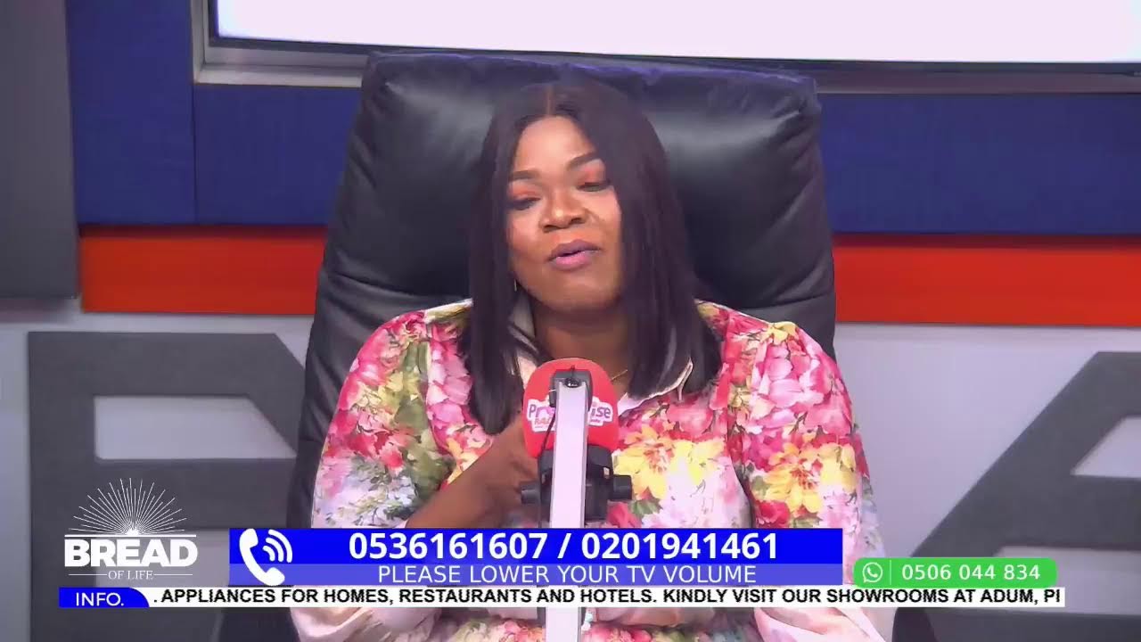 Bread of Life is live with Ps. Mrs. Patricia Morgan Eshun on Promise Radio || 12/02/2026