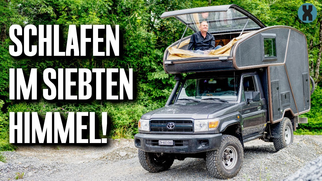 Er hat schon 7 Reisemobile gebaut! In dieser Land Cruiser Absetzkabine steckt Perfektion