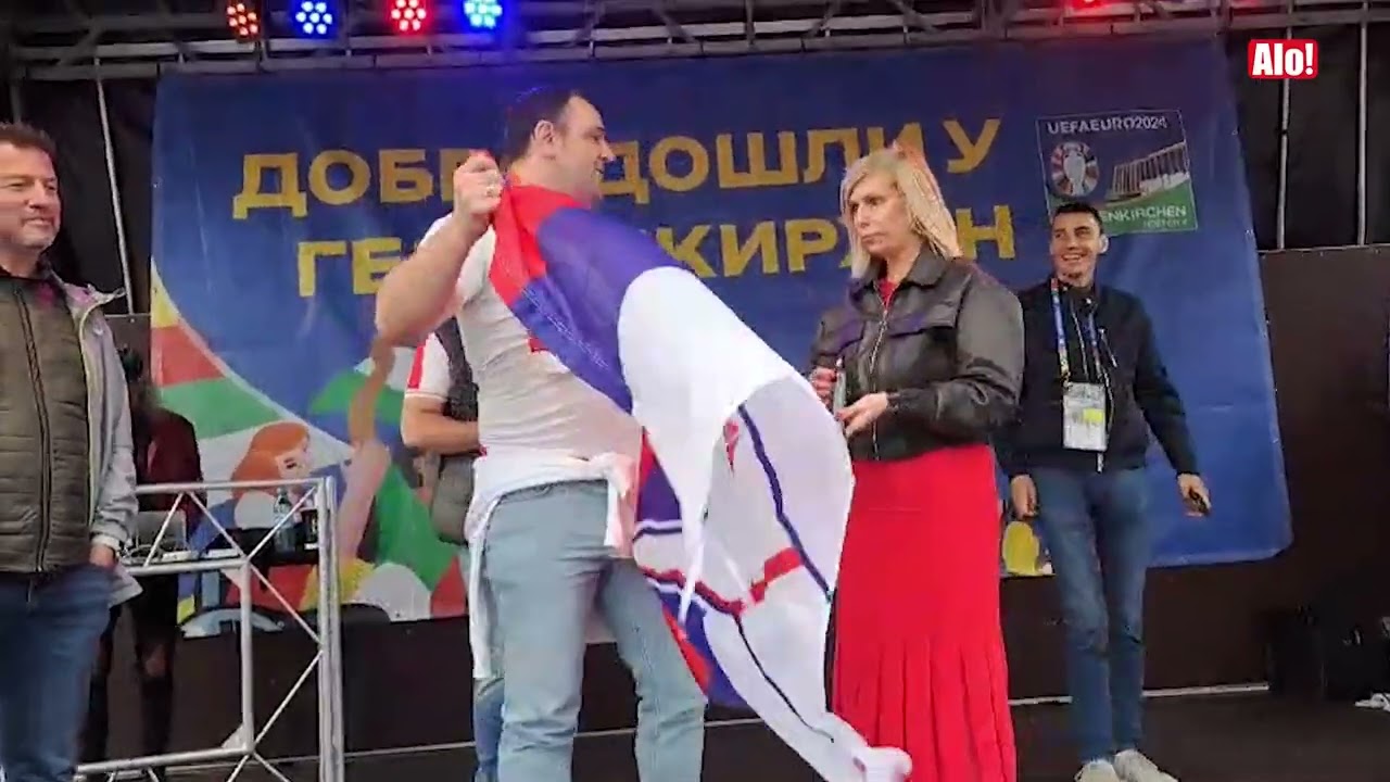 EURO 2024. Srbi pred meč sa Englezima napravili žurku - Grme Baja Mali Knindža i Nada Topčagić