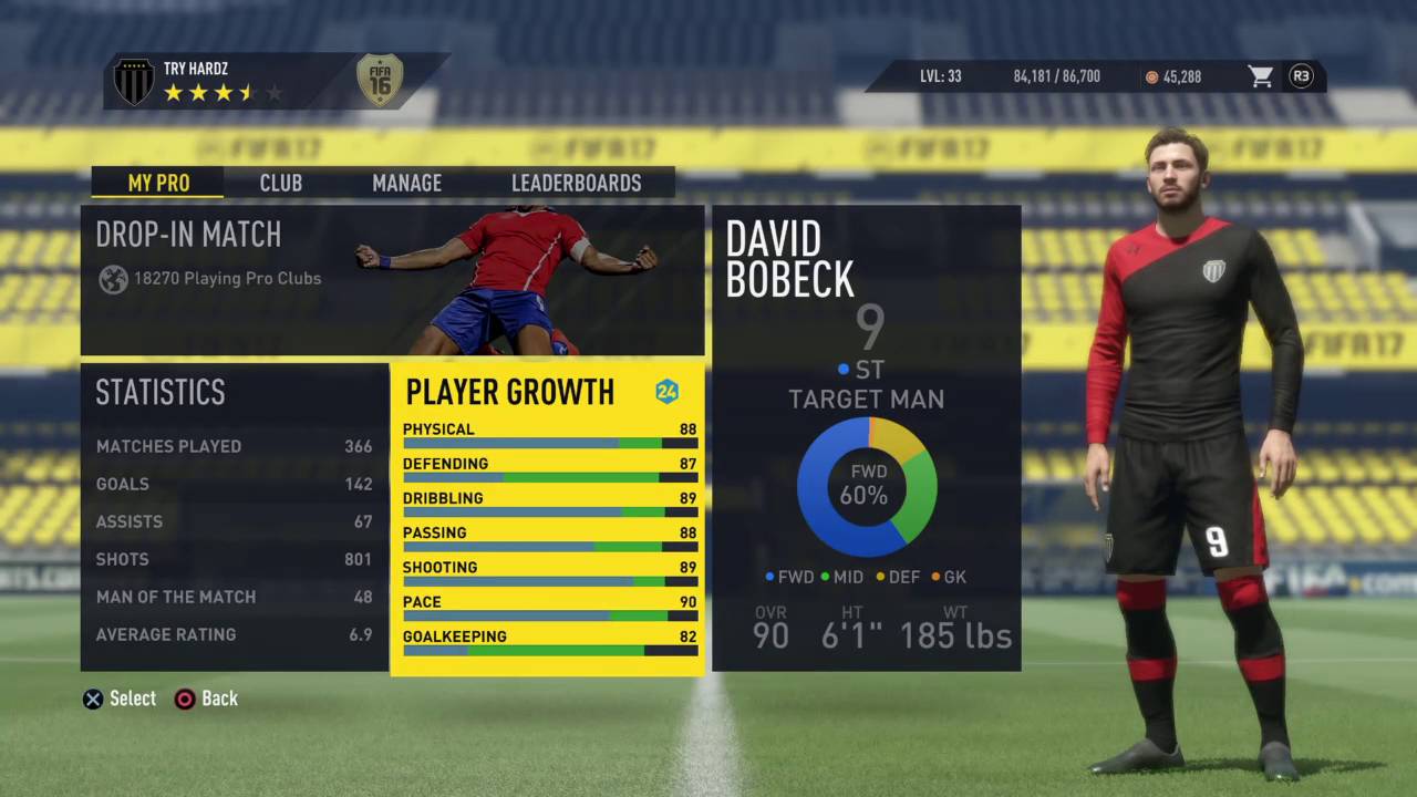 Fifa 17 Pro Clubs How to level up your pro fast!! Best Guide !!