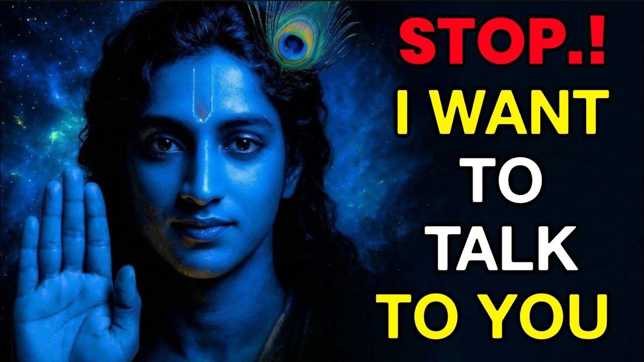 Stop 🛑 Krishna Has Something To Tell You