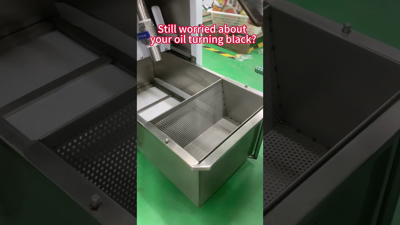 30% oil savings + efficient operation = this oil-filtering fryer!