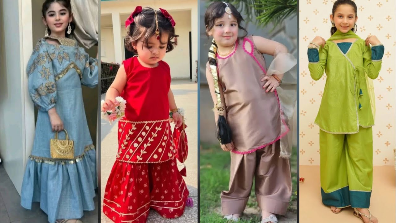 Soo Beautiful Stylish Baby Girls Eid Dress Designs With Stitching Ideas 2026