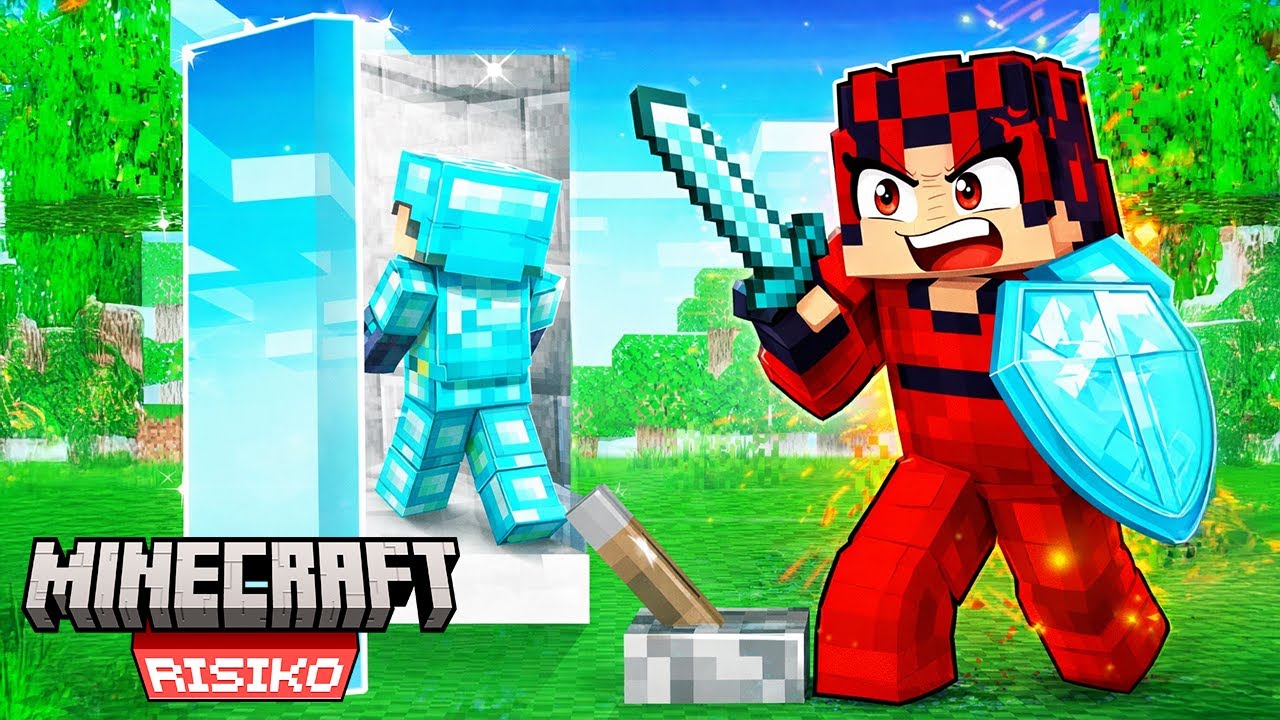 ich FINDE eine GEHEIME BASE mit OP SACHEN in Minecraft RISIKO!
