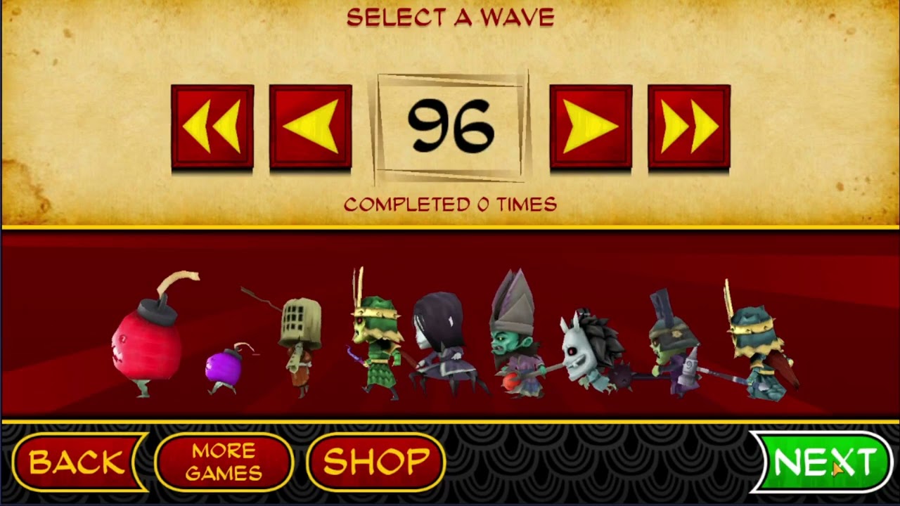 Samurai vs zombie defense 2 Walkthrough Wave 96 (2024) Failed