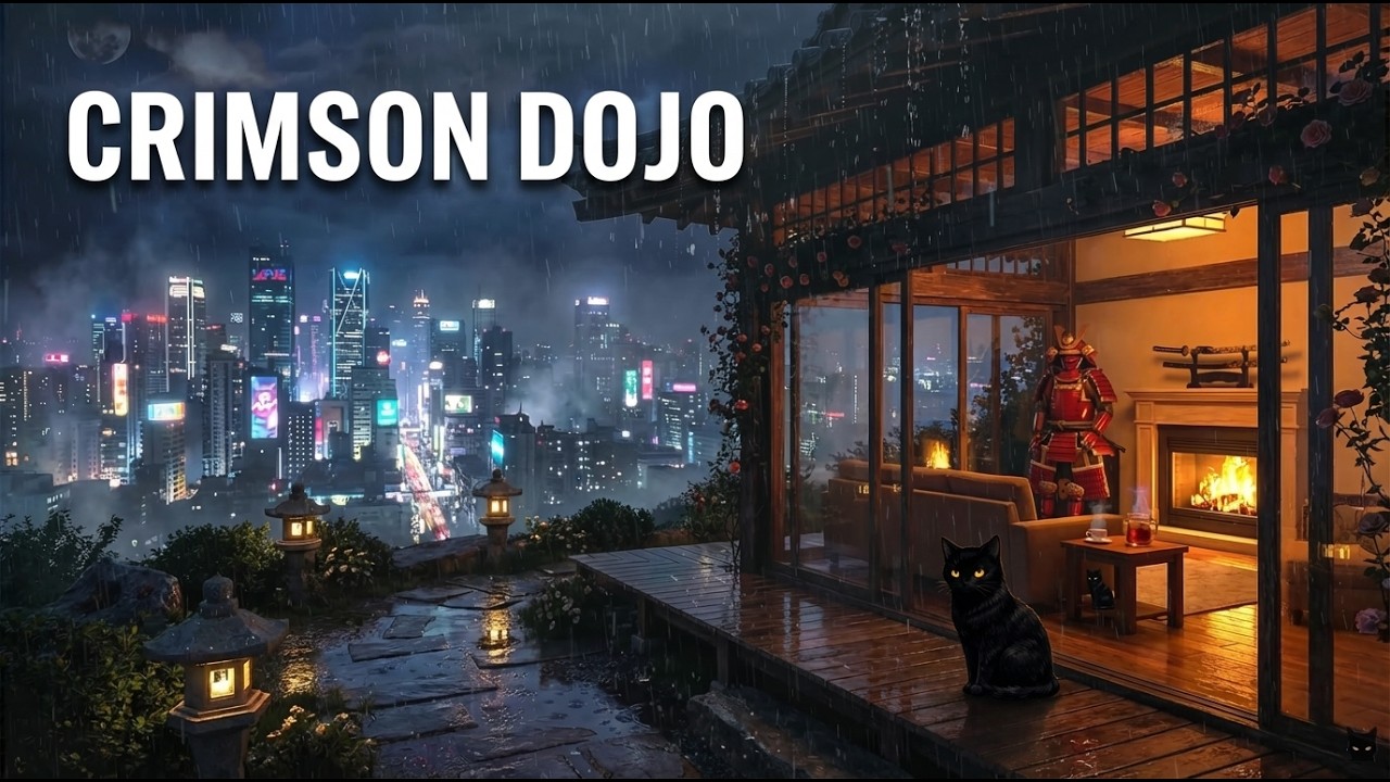Rainy Night in Shibuya 🌧️ Cyberpunk Lofi Hip Hop for Study & Sleep