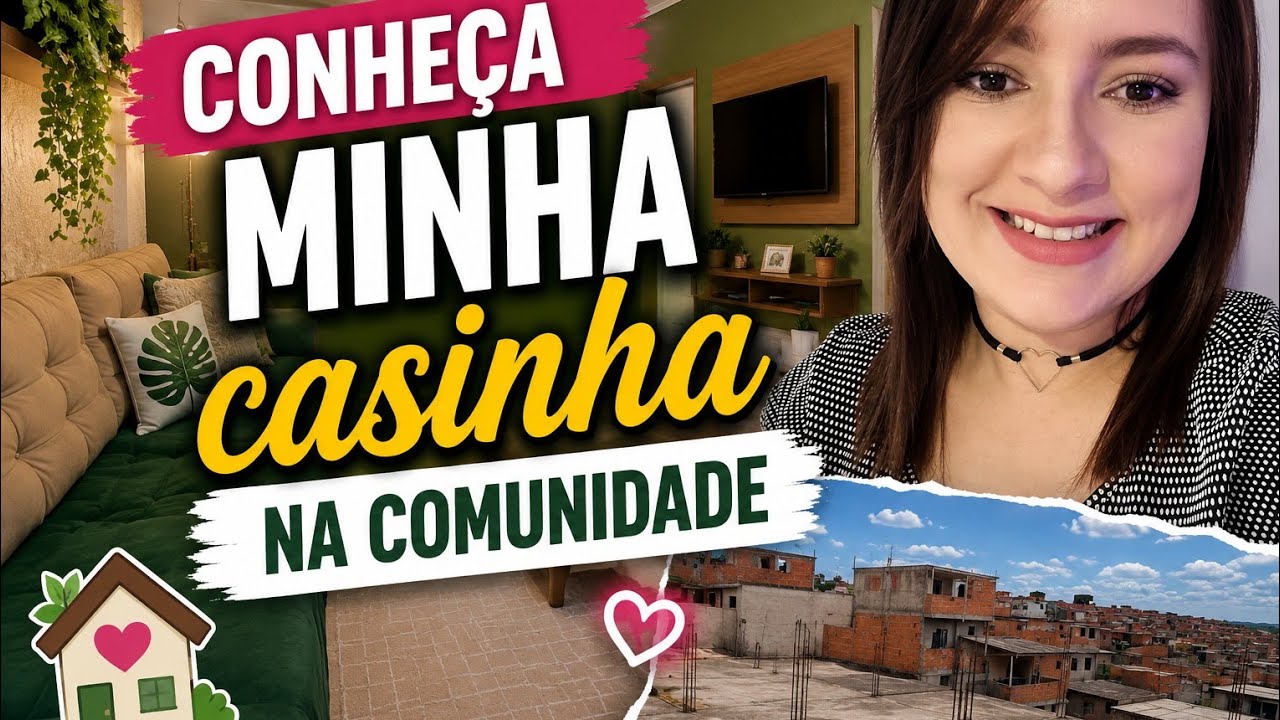 Fiz minha casa de 4 cômodos no terreno da sogra: TOUR COMPLETO