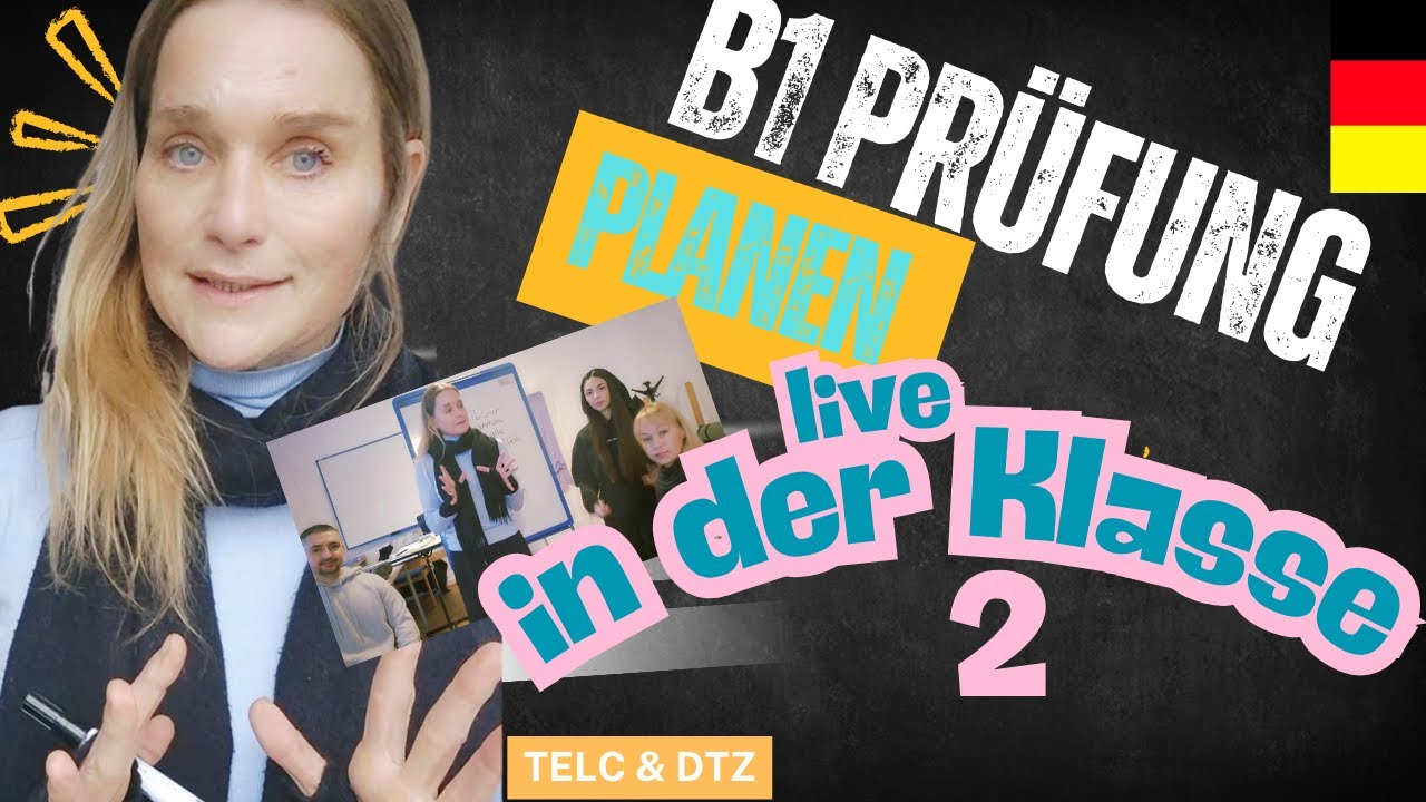 🏅 Ein Sportfest planen – DTZ & telc B1, telc A2B1 Prüfung | Sprechen trainieren | Live im Unterricht