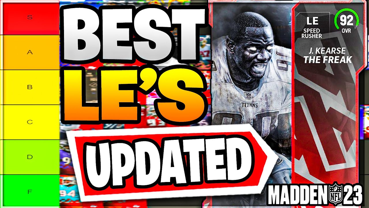 RANKING THE BEST LEFT ENDS IN MADDEN 23 ULTIMATE TEAM (BEST LE MADDEN 23