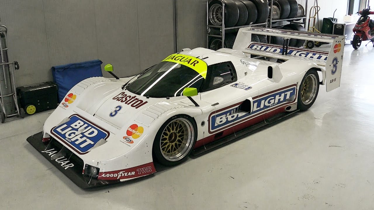 750bhp Jaguar XJR-16 Group C In Action - Twin Turbo V6 Engine Sound