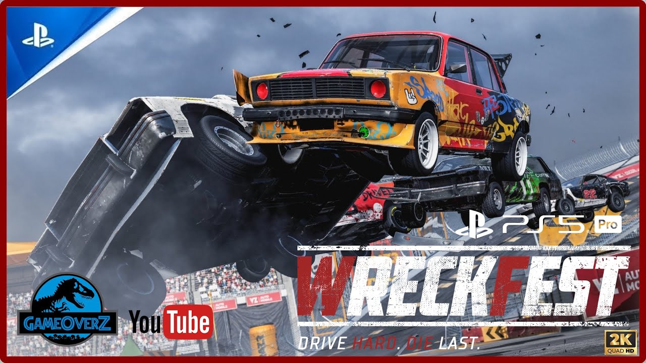 WRECKFEST PS5 PRO - 4K JUGAZO CARRERAS DESTRUCCIÓN Y MULTIJUGADOR ONLINE - ESPAÑOL