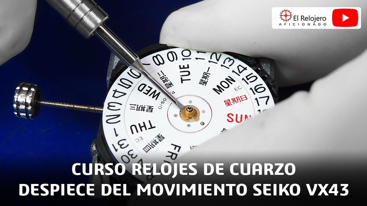 Курс SEIKO quartz VX43, VX42, VX33, 7N43 [Часть 1, разборка]