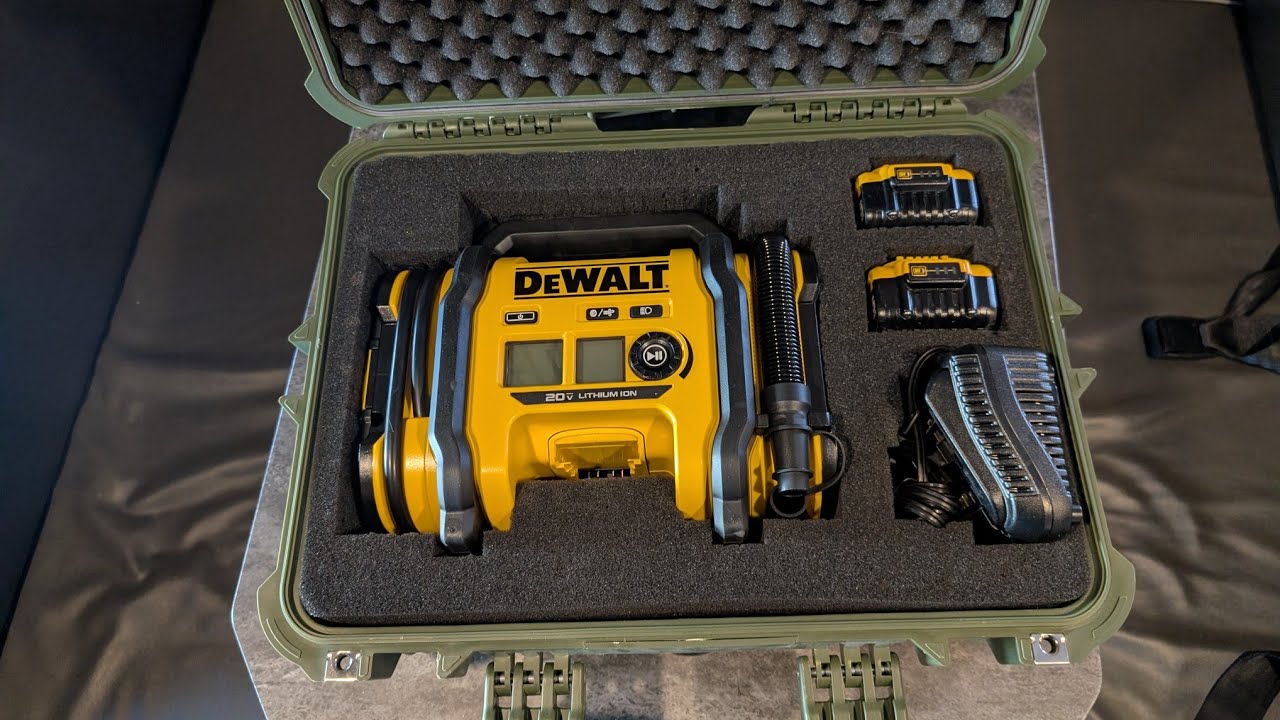DIY Hard Shell Case for the Dewalt Air Pump (DCC020IB) or SUP Pumps, etc. with Apache Cases!