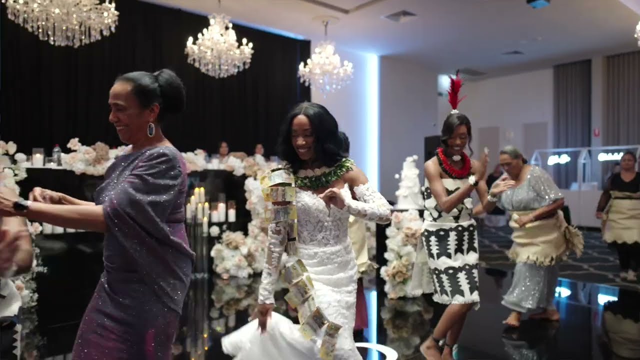 Beautiful Tongan performance from the bride & her sisters