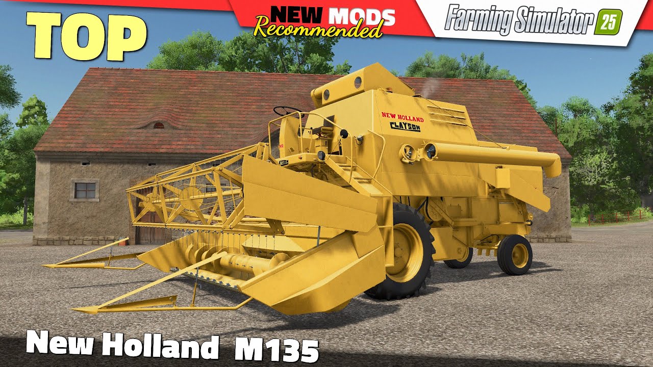FS25 | New Holland M135 - Farming Simulator 25 Mods Review QHD