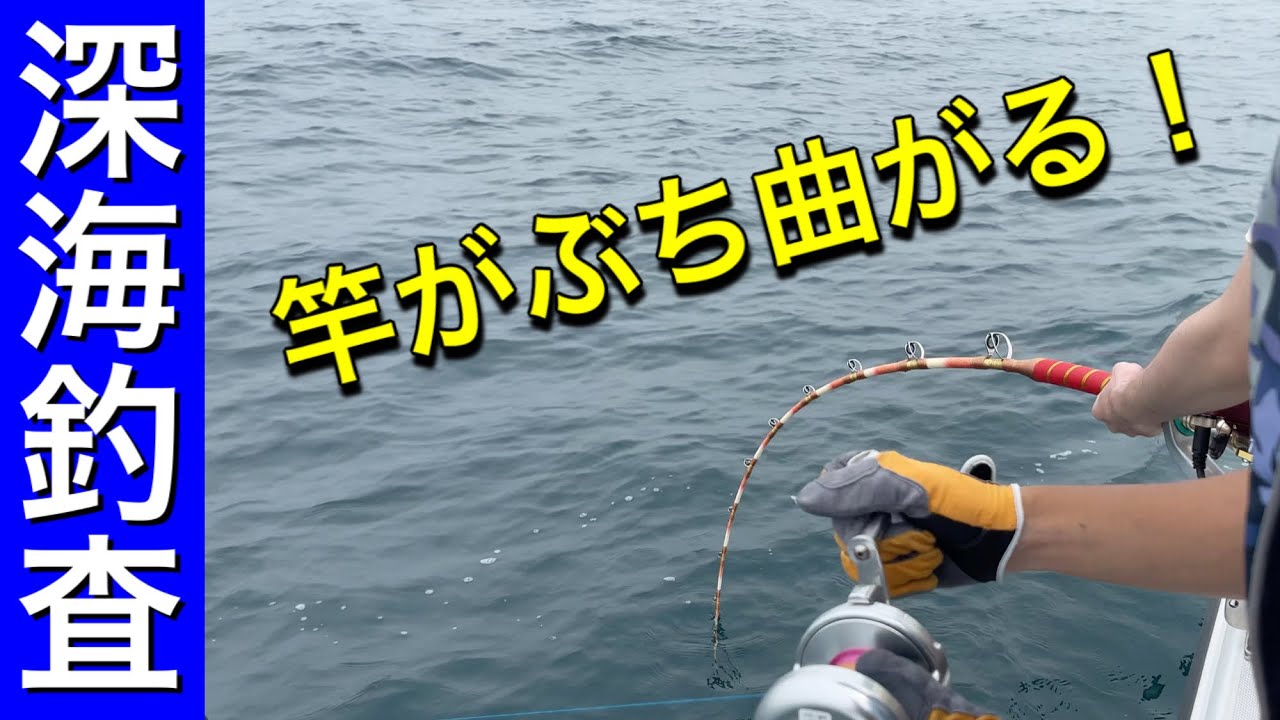【深海釣り】最大クラス！？リールが巻けない程の大物がかかった・・・！