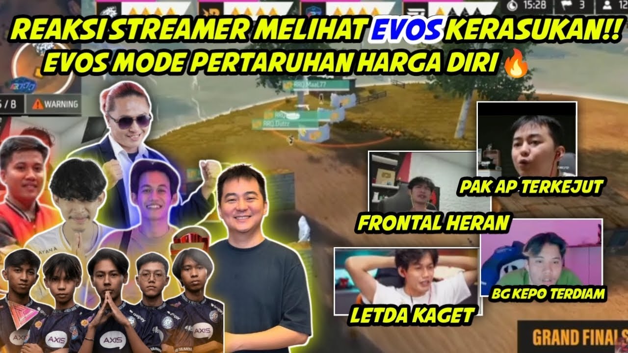 KUMPULAN REAKSI STREAMER MELIHAT EVOS KERASUKAN !! EVOS MODE FINAL