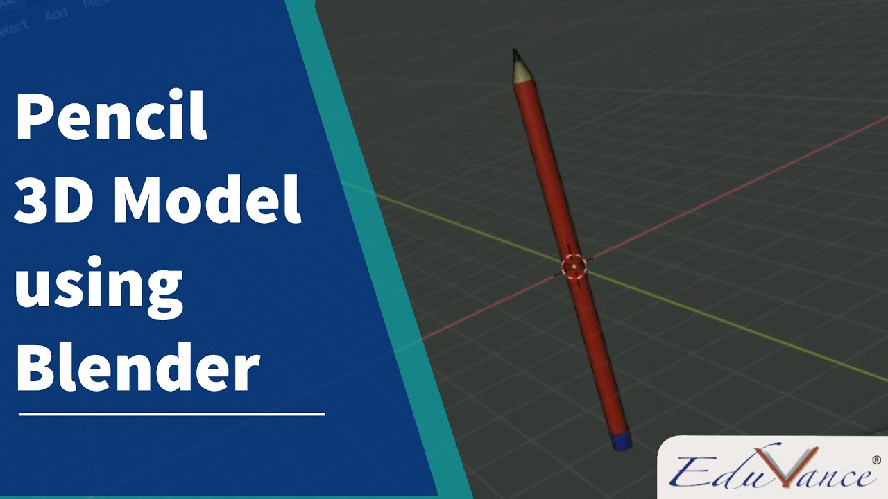 Creating 3D model of a Pencil using Blender