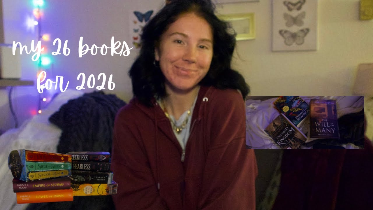 my 26 for 2026 | books I’m definitely reading this year!!!
