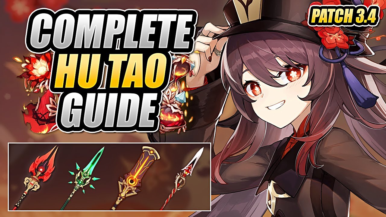 HU TAO UPDATED GUIDE | Optimal Builds, Weapons, Artifacts, Team Comps | Genshin Impact [3.4]