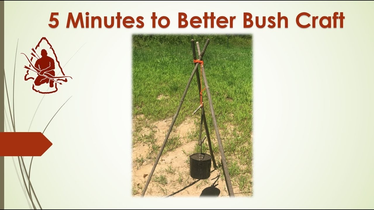5 Minutes to Better Bushcraft Pot Hanger