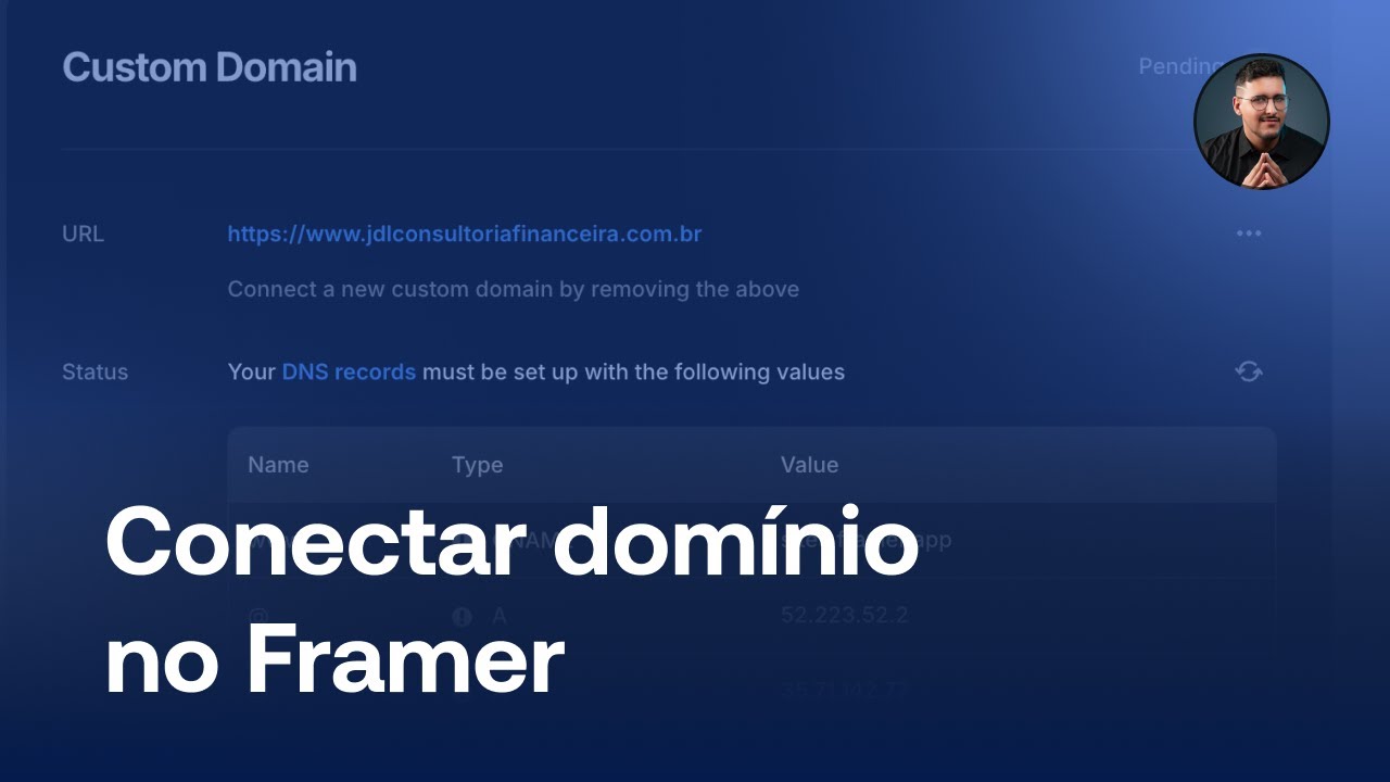 Como Conectar Domínio no Framer  | TUTORIAL PASSO A PASSO