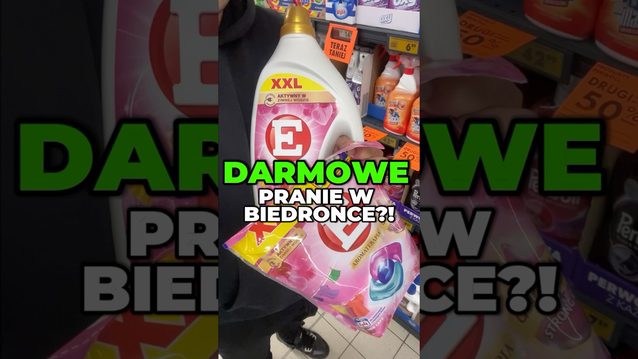 Darmowe pranie w Biedronce?!#biedronka #promocja #rabat #zniżka #cheaply