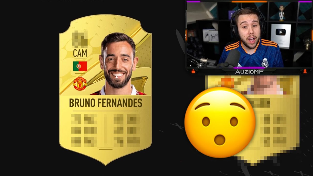 Auzio Reacts to Bruno Fernandes's FIFA 23 Card