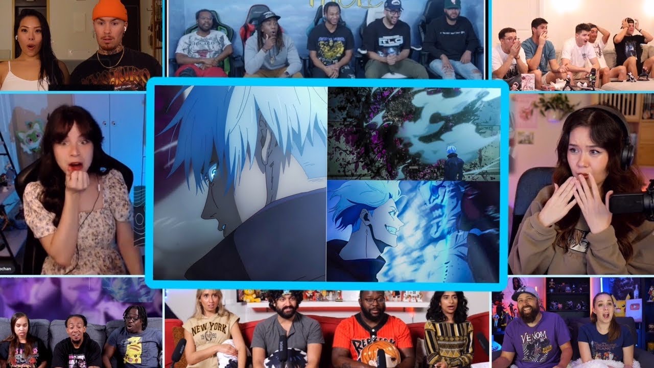 Youtubers Insanely React To Gojo Killing Hanami | Jujutsu Kaisen S2 Ep 9 Reaction Mashup