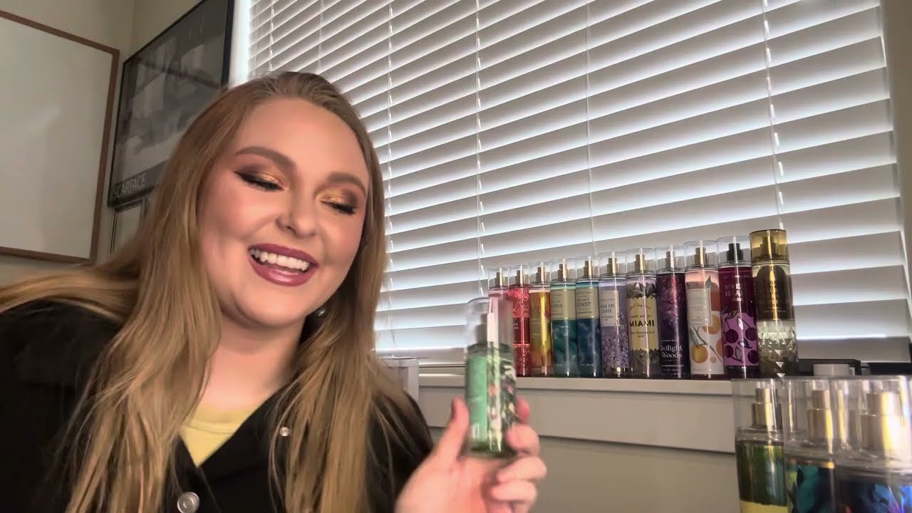 Reviewing all of the new body mists from bath and body works!