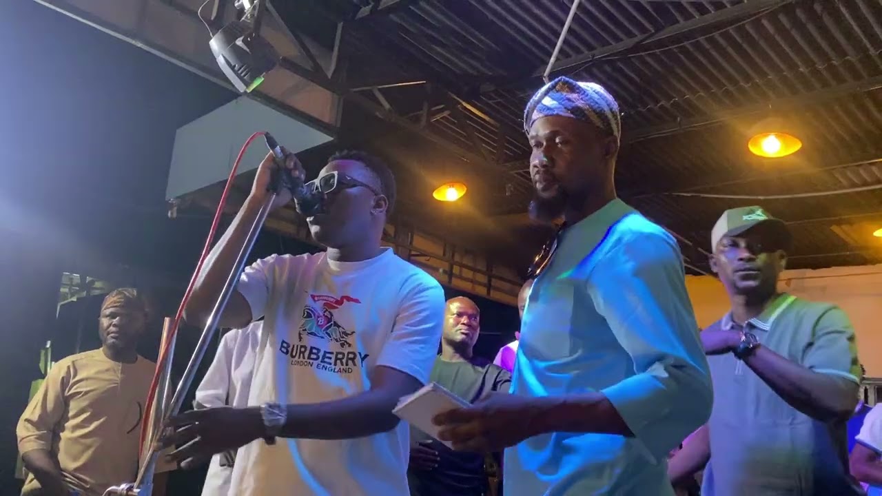 Watch Moment Tiri Leather And Musa Talent Shared Mic On Stage. #viral #viralvideo #fuji 