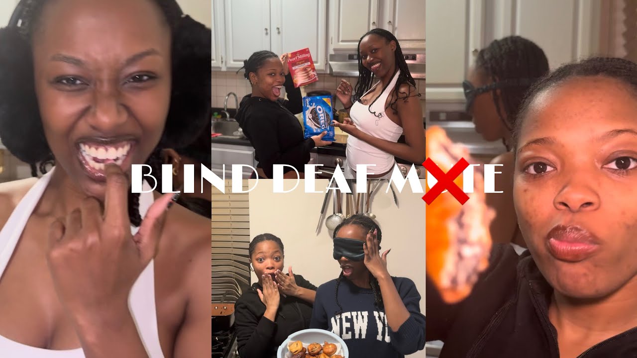 BLIND, DEAF, MUTE CHALLENGE: Fried Oreos Edition