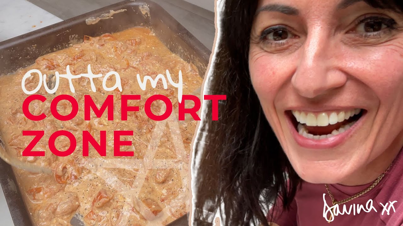 OUTTA MY COMFORT ZONE - COOKING & WORKOUT !! | Davina McCall