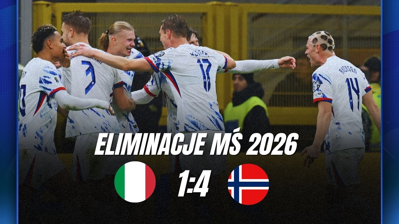 WŁOSI ROZBICI! NORWEGIA ZAGRA NA MUNDIALU I SKRÓT: WŁOCHY - NORWEGIA I ELIMINAJE MŚ 2026