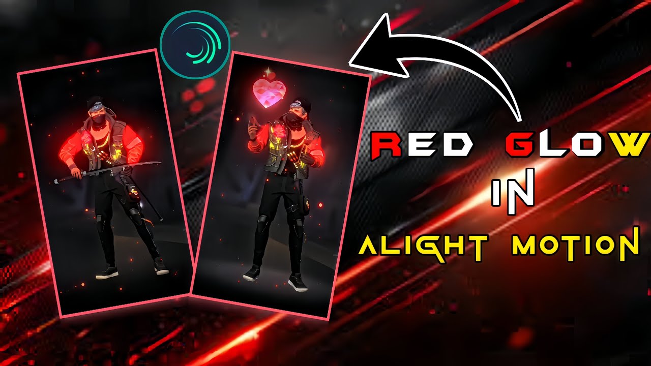 🔺How To Make Red Glow 🔸 In Alight Motion 🔸Free Fire Edit Glow 🔸 Alight Motion Tutorial 🔻